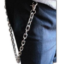 Silver Wallet Chain for Men