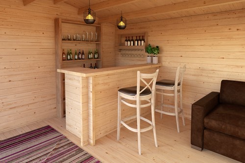 Bar für gartenhaus 200x75 - bar,