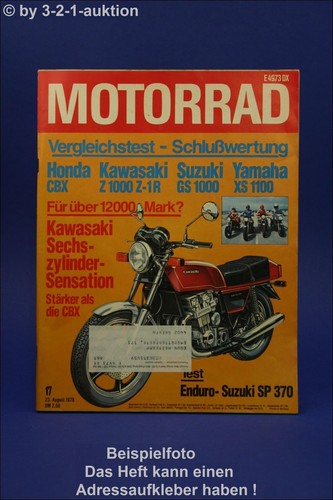 Motorrad honda cbx kawa - 17/78,