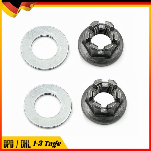 Rear axle hub castle - rear, nut