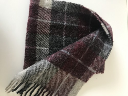 Vintage grau lila mohair - lila,