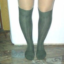 5er Pack Bundeswehr Wollsocken, oliv,wadenlang gebraucht ohne Löcher und Flicken