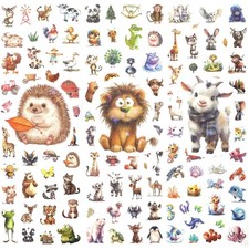 Tier Glitzer Sticker Set