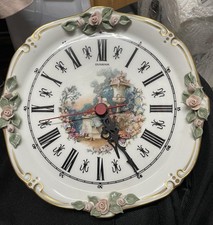 Gerold Porzellan Wanduhr