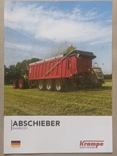 KRAMPE RAMBODY Abschiebewagen Prospekt Traktor Bulldog Schlepper