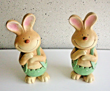 2 SCHÖNE DEKO OSTER HASEN -