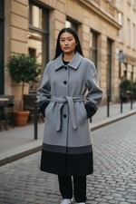 Damen Mantel Gr. 38 Farb-Mix