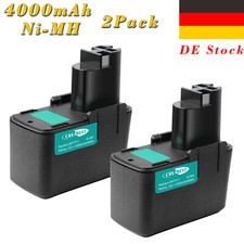 2Pcs 12V 4.0Ah Ni-Mh Akku für Bosch BAT011 2607335054 GSB GSR PSR PSB 12VES-2