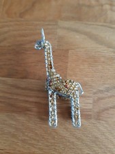 Deko Figur Giraffe aus Draht stehend oder auch als Schlüsselanhänger aus Afrika 