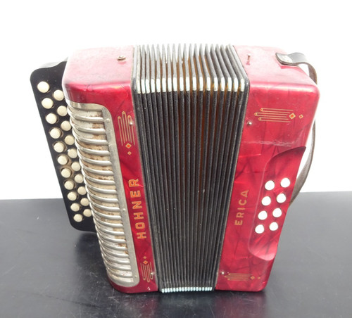 Akkordeon hohner erika 8 - akkordeon,
