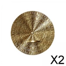 2x Wandleuchter aus Eisen zum