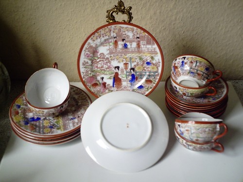 Ein asiatisches teegedeck - asiatisches,