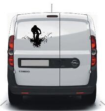 KFZ Aufkleber - Mountainbike - Fahrrad - Downhill - Sport - Autoaufkleber