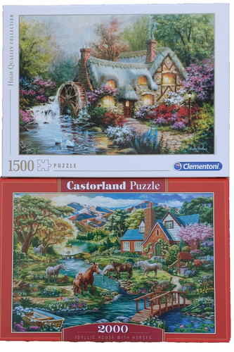 Puzzle konvolut 1500 - puzzle, und