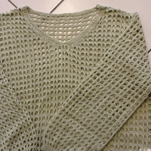 Pullover mit lochmuster - pullover,