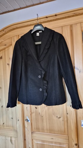 Schwarze wolljacke wiesen - schwarze,