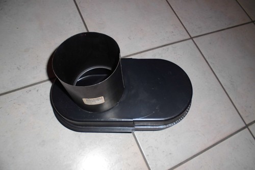 Flachknie knie ofenrohr - flachknie, 130mm