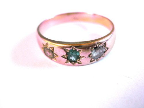 Antiker ring gold 585 - gold, mit