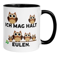 Tasse Eule – „Ich mag halt