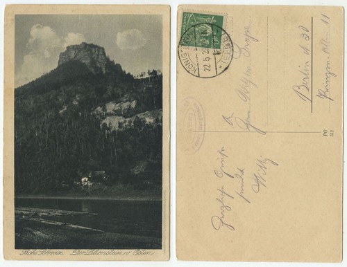 34299 der lilienstein - -,