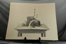 Friedrich Meckseper Serigraphie o.ä. hochwertiger Druck - Sammelsurium 1974 /H