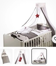 Roba Himmelset/Bettset Kinderbettgarnitur 4-teilig Rock Star Baby TOP