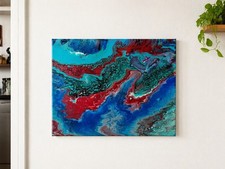 Selbstgemaltes Leinwandbild