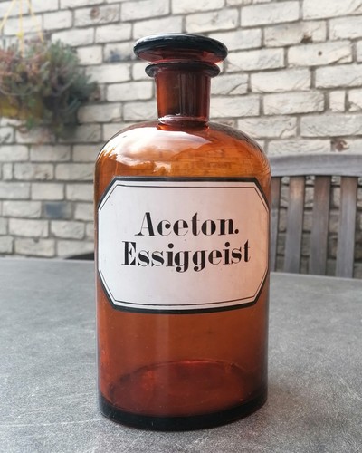 Alte apothekerflasche braunes - apothekerflasche,
