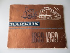 MÄRKLIN Modellbahn Katalog 100 Jahre 1859-1959