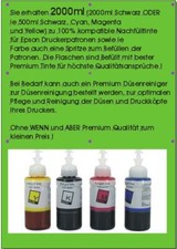 2000ml Tinte Nachfülltinte