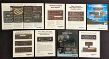 9 Seiten Werbung Blaupunkt Autoradios 1979-1983 Bamberg, Essen, Berlin...
