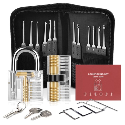 Lockpicking set holz material - lockpicking,