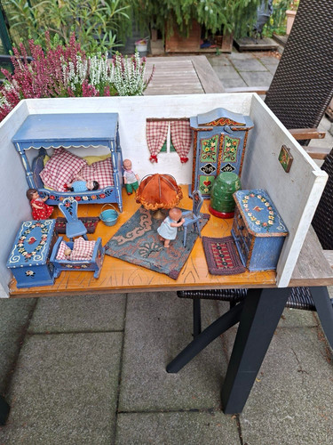 Puppenhaus schlafzimmer set - puppenhaus, schlafzimmer-set