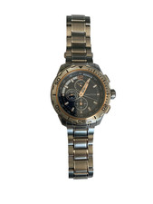 Nautica Herren Chronograph Quarz Uhr mit Edelstahl Armband NAI24500G