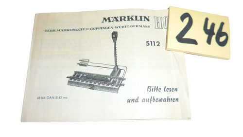 Märklin 5112 entkuppler - märklin,