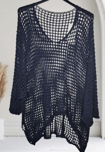 Grobstrick netzpullover - grobstrick,