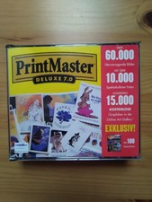 Retro PC-Software: PrintMaster Deluxe 7.0 - Der Klassiker für Grafiken und Druck