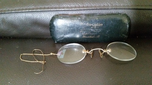 Antike nasen klemm - nasen, klemm-brille