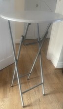 Runder Bistro Stehtisch Bar Kneipe Party Cafe Garten Terrasse Ø80cm DIY klappbar