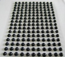 selbstklebende Halbperlen 4 mm verschiedene Farben zur Auswahl