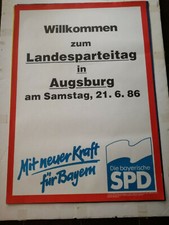 Plakat SPD Landesparteitag