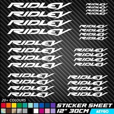 28x RIDLEY Vinyl Aufkleber