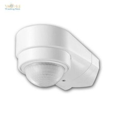 Außen-Eck-Bewegungsmelder 240° IP65, 2 IR Sensoren, 230V LED geeignet Eckmontage
