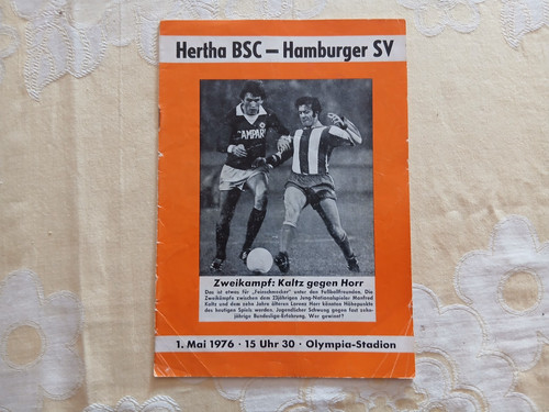 Programm 1975 hertha bsc - programm,