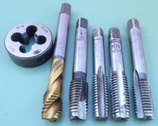 6 HSS Gewindebohrer Schneideisen M14 x2,0 Gewinde Gewindeschneider Regelgewinde