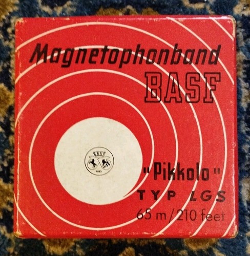 Magnetophonband basf pikkolo - magnetophonband, "pikkolo"