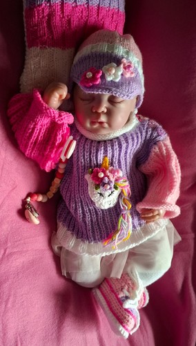 Reborn baby set rosa pink - baby,,