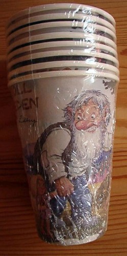 Pappbecher mit trollmotiven - 8,