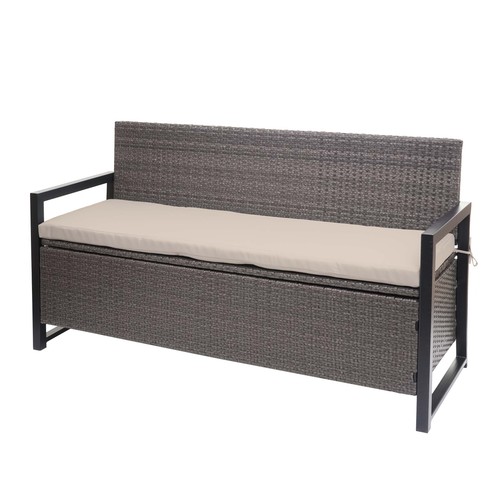 Poly rattan 3er - poly-rattan, sitzbank