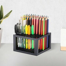 96 Löcher Stifthalter Pinselhalter Schreibtisch Organizer Schreibtischständer